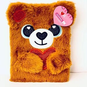 NWT Style Lab Pink cat Fuzzy Journal Inspirational Motivational Activity Book